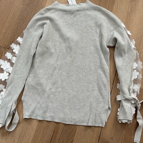 NWT French Connection Sweater Top Caballo Lace - Picture 4 of 5